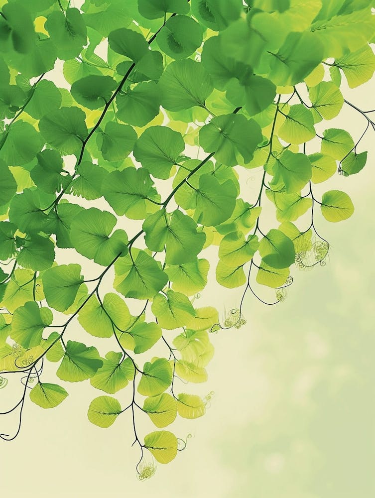 Pattern Poster Southern Maidenhair Fern 2