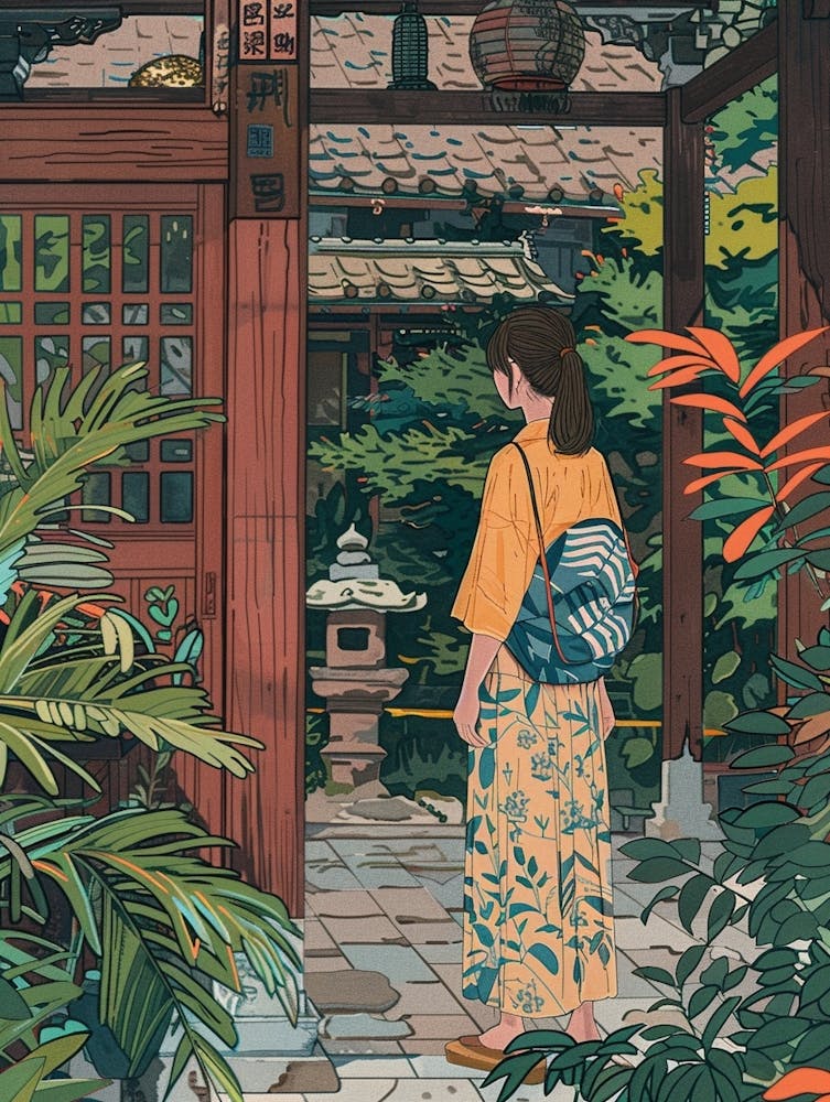 In The Garden Ryoan Ji Garden Japan 9