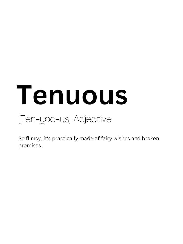 Tenuous Definition Meaning