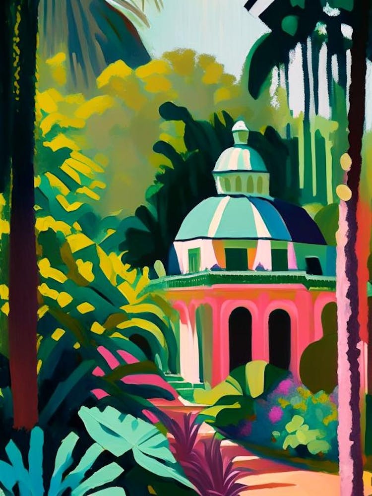 Jardim Botânico De Curitiba, Brazil Abstract Still Life