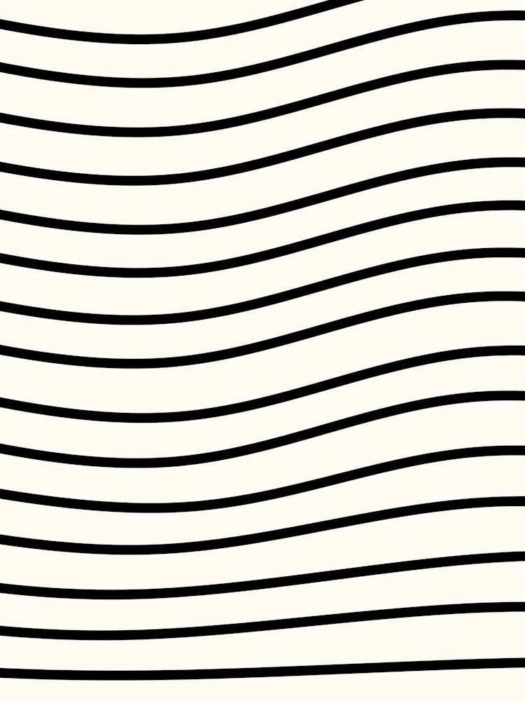Black And White Wavy Pattern 1