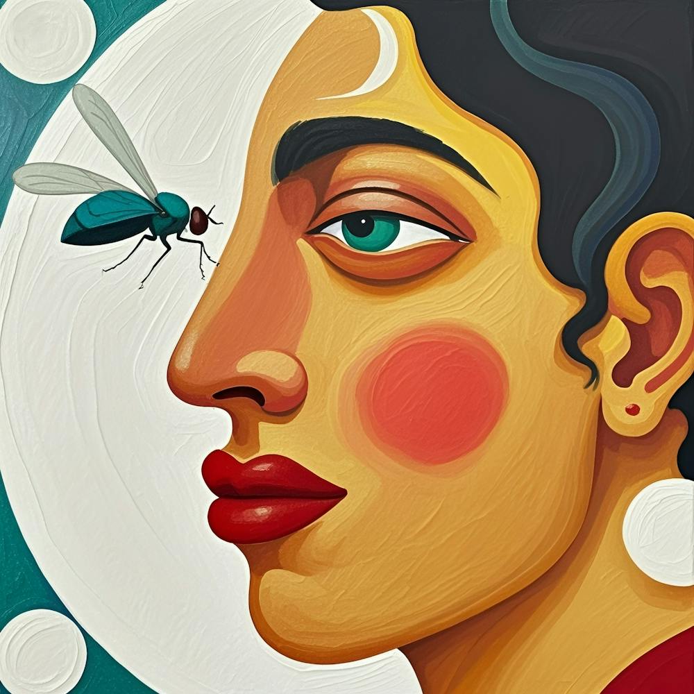 Woman With A Fly