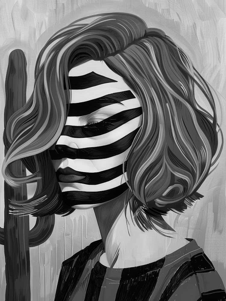 Black And White Portrait 1