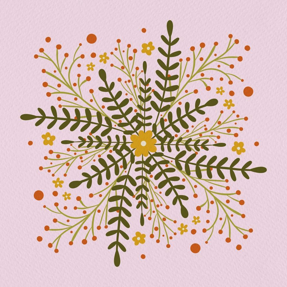 Circular Simple Flowers