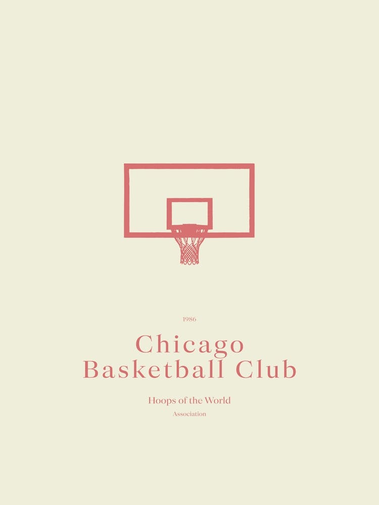 Boho Retro Sports 6 Basketball Hoop 1