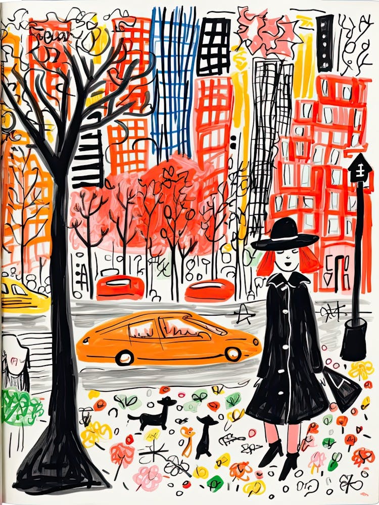 Tokyo, Dreamy Storybook Illustration 4