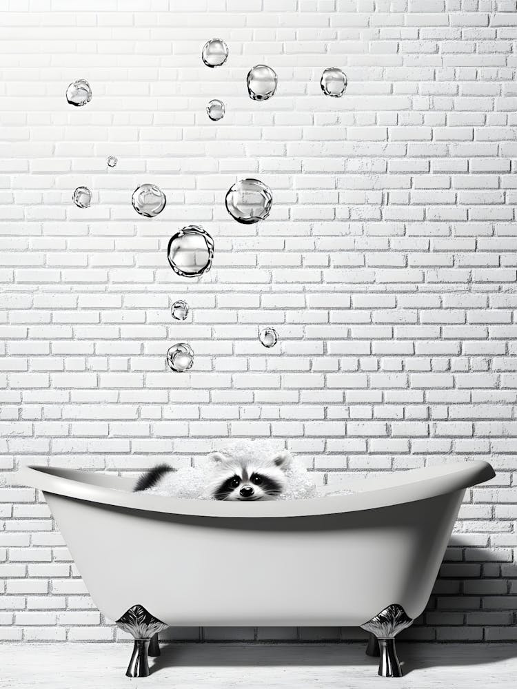 Weiße Badewanne mit Blasen