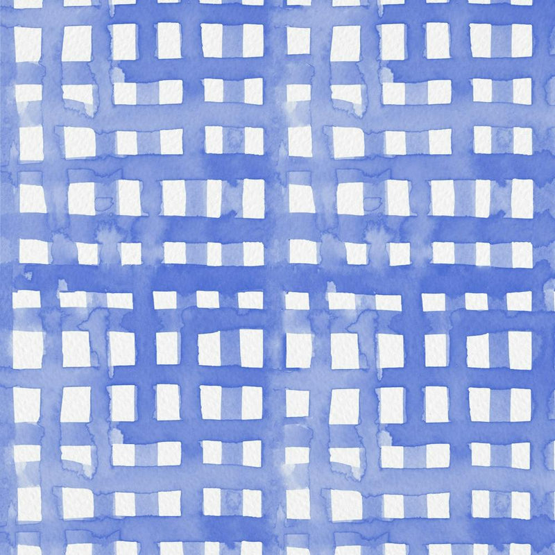 Watercolor Periwinkle Grid