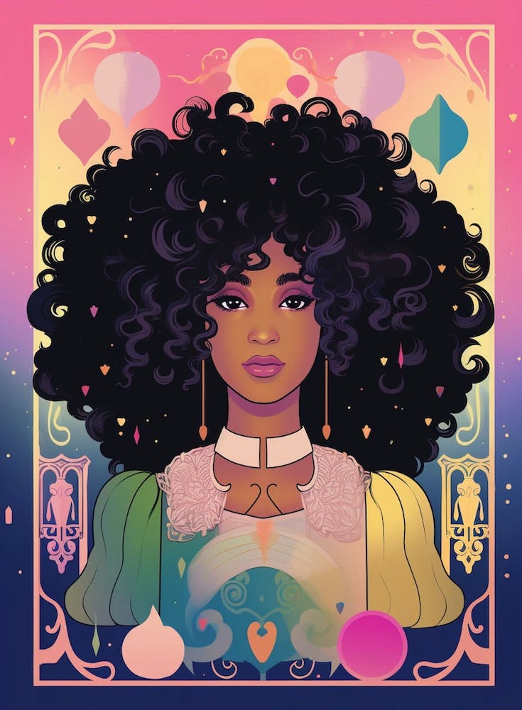 The Magician Tarot Style Pastel