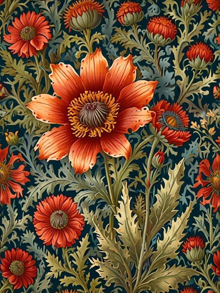 William Morris Floral Pattern 19