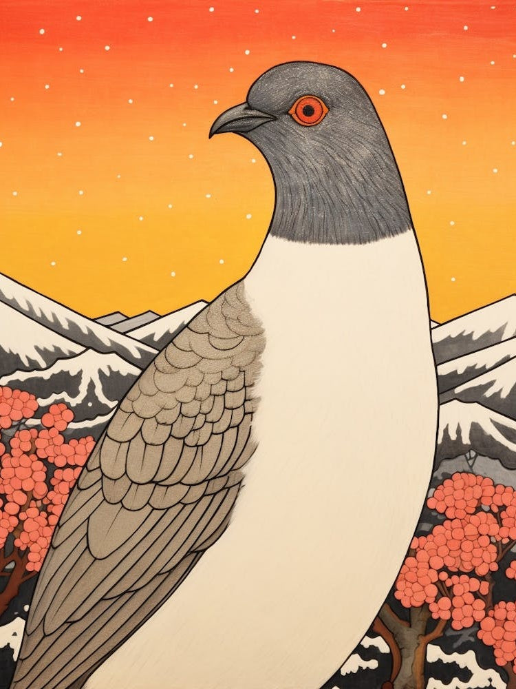 Bird Illustration Pigeon 3