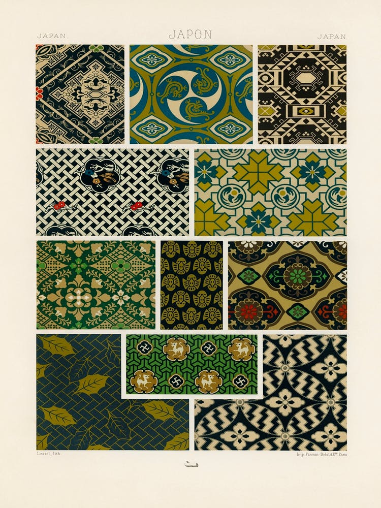 Japan Pattern, Albert Racine 1