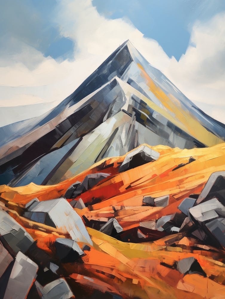 Beinn An Dothaidh Scotland 1 Mountain Painting