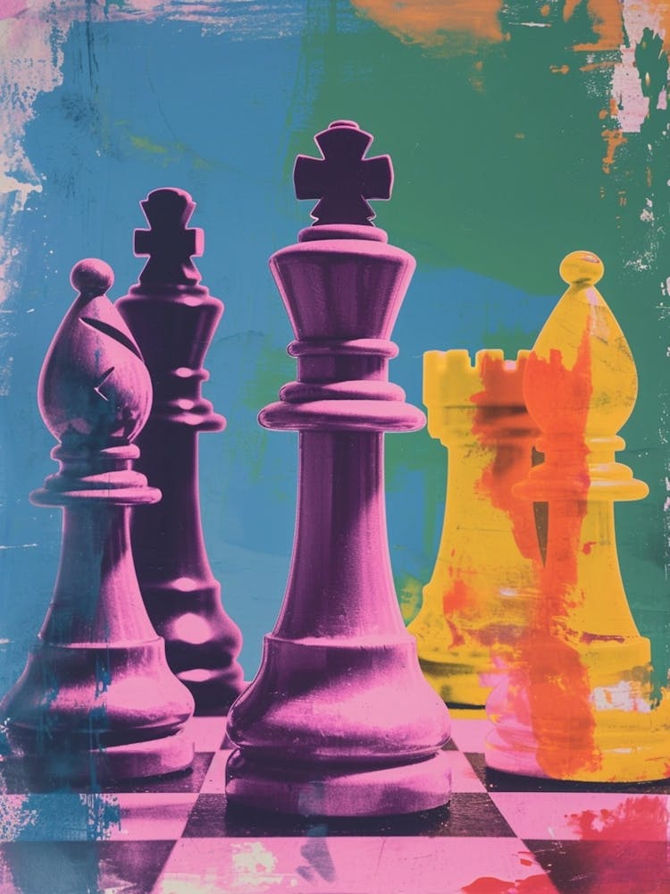 Abstract Polaroid Chess 1