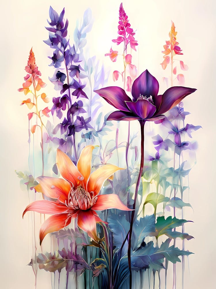 Watercolor Flowers 51