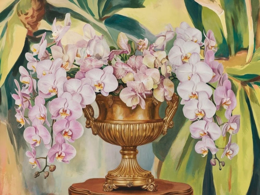 Orchids In A Vase 5