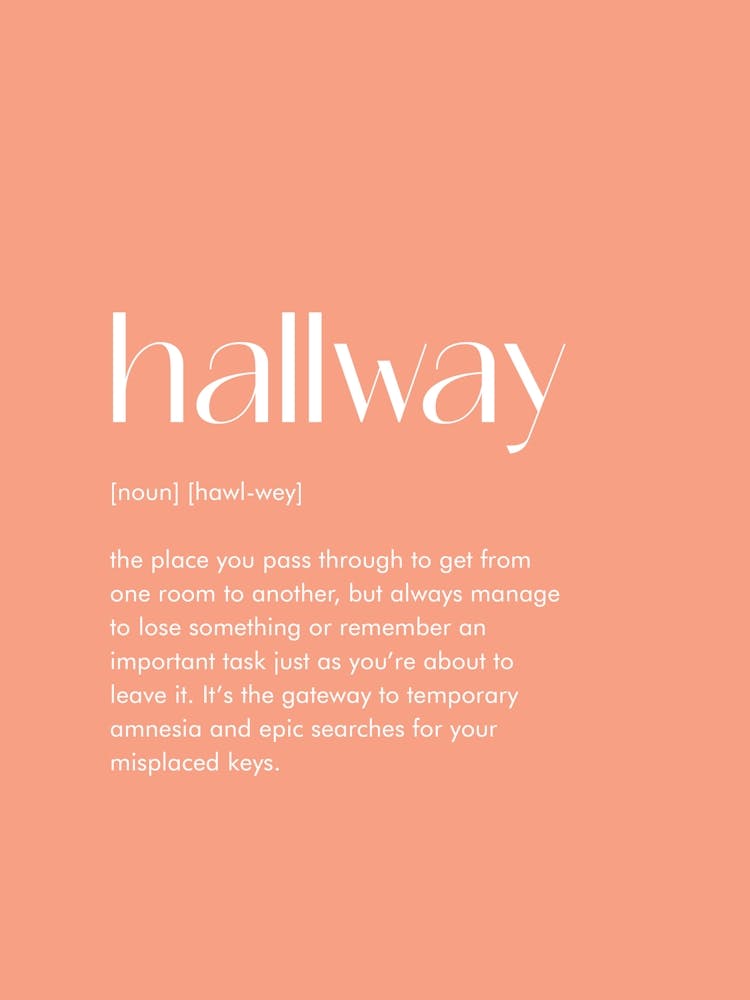 Hallway Definition Prints 09