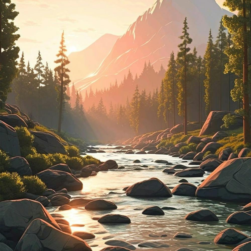 River In The Mountains