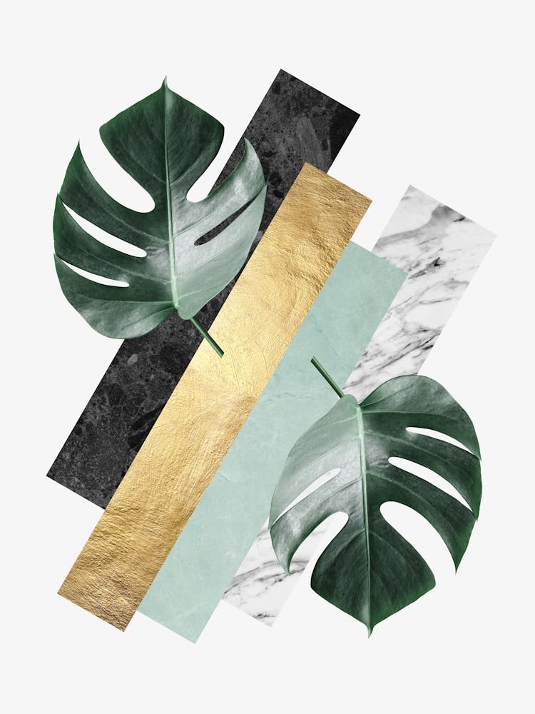 Floral collage art 8