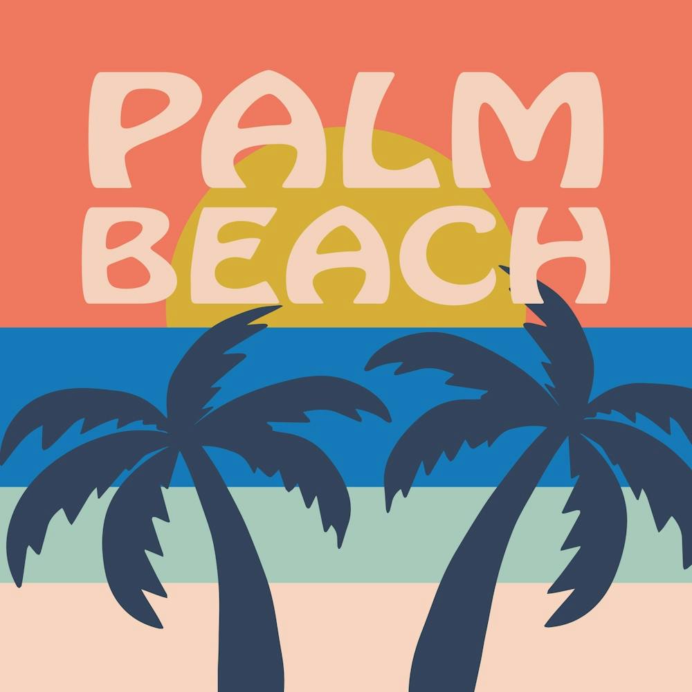 Palm Beach Bold Illustration