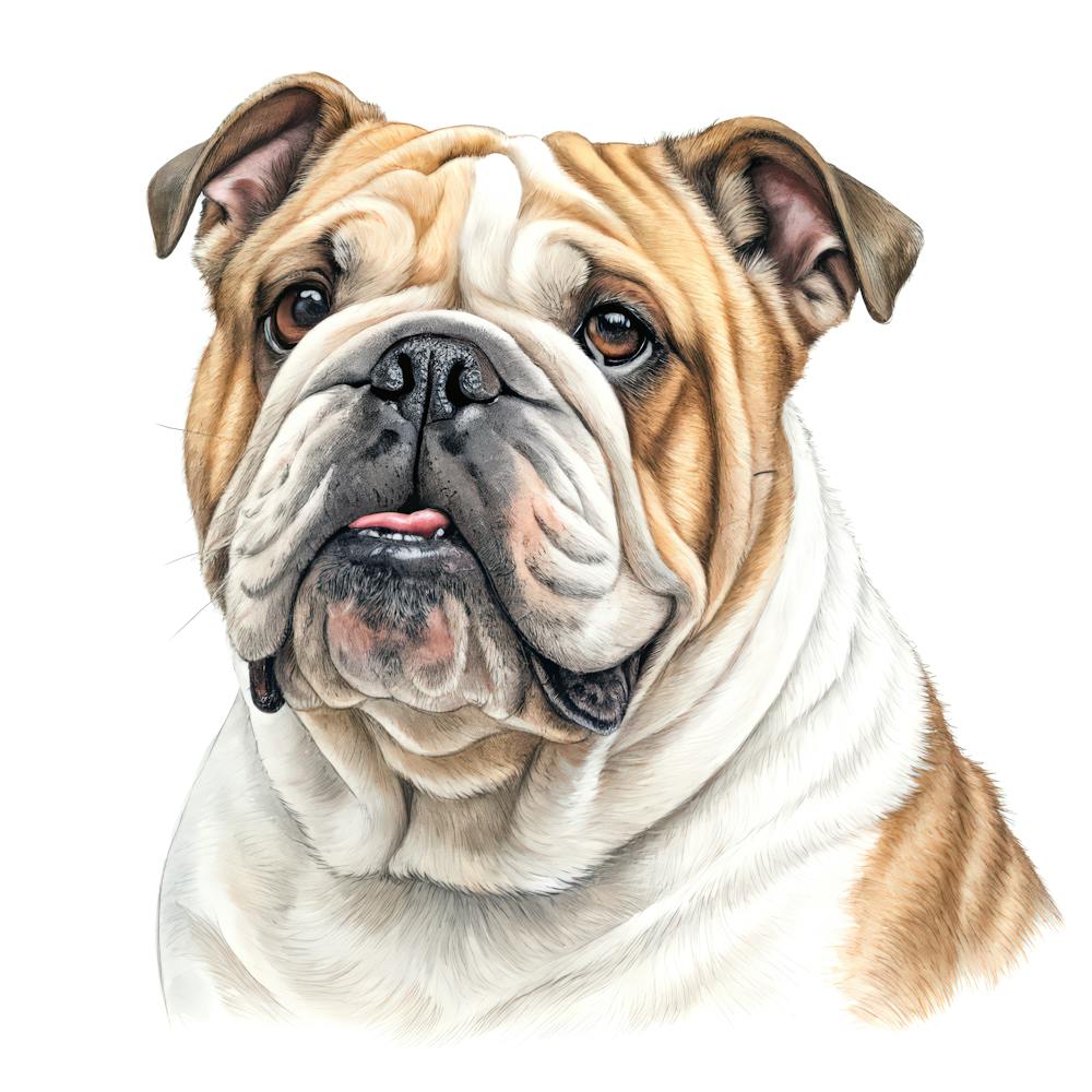 English Bulldog Portrait