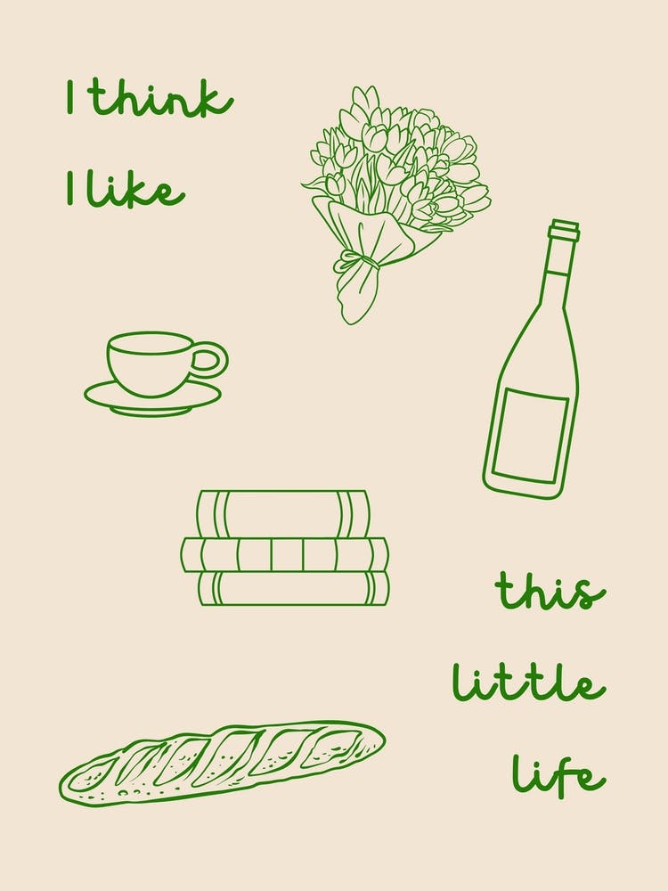 This Little Life Poster Green