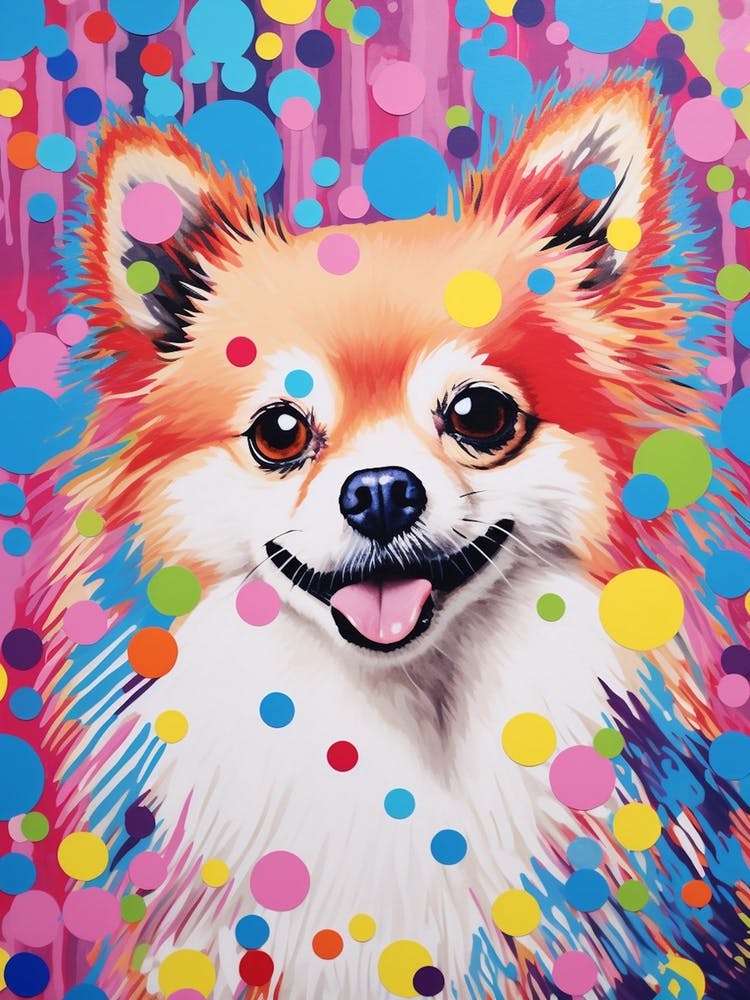 Pomeranian Pop Art 2
