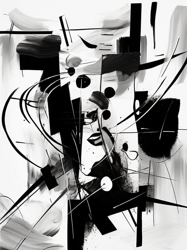 Resistance Abstract Black And White 2