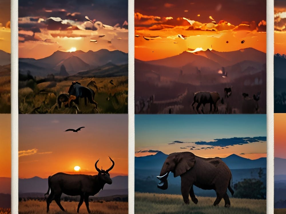 Sunset In The Savannah