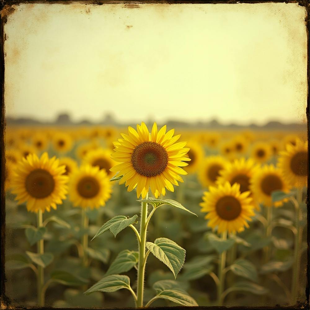 Sunflowers In The Field