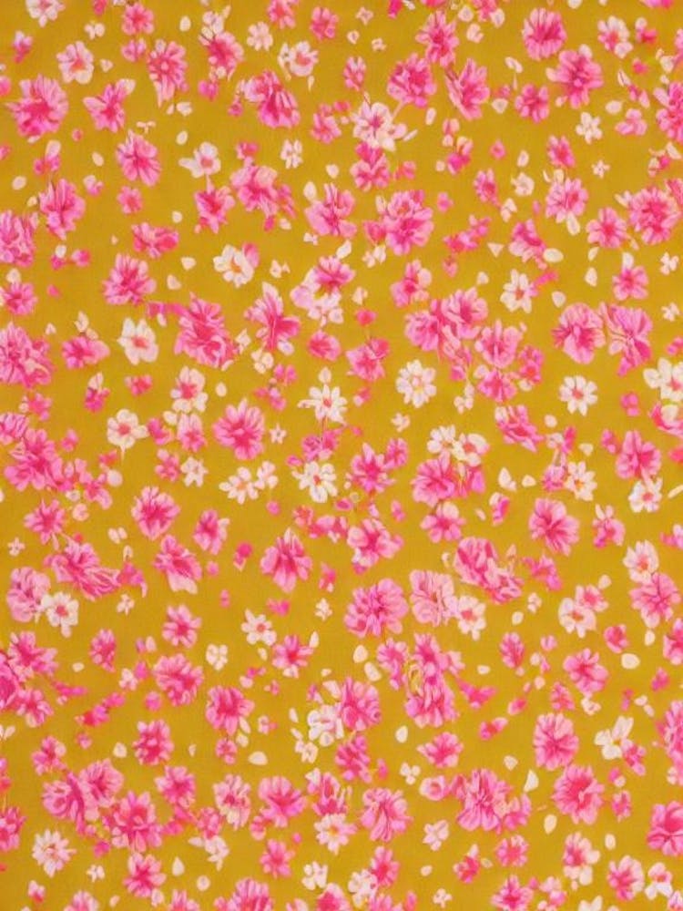 Freesia Floral Print Retro Pattern 1 Flower