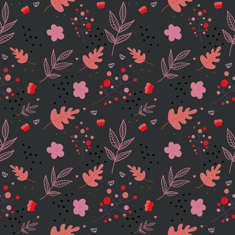 Autumn Leaves Seamless Pattern
