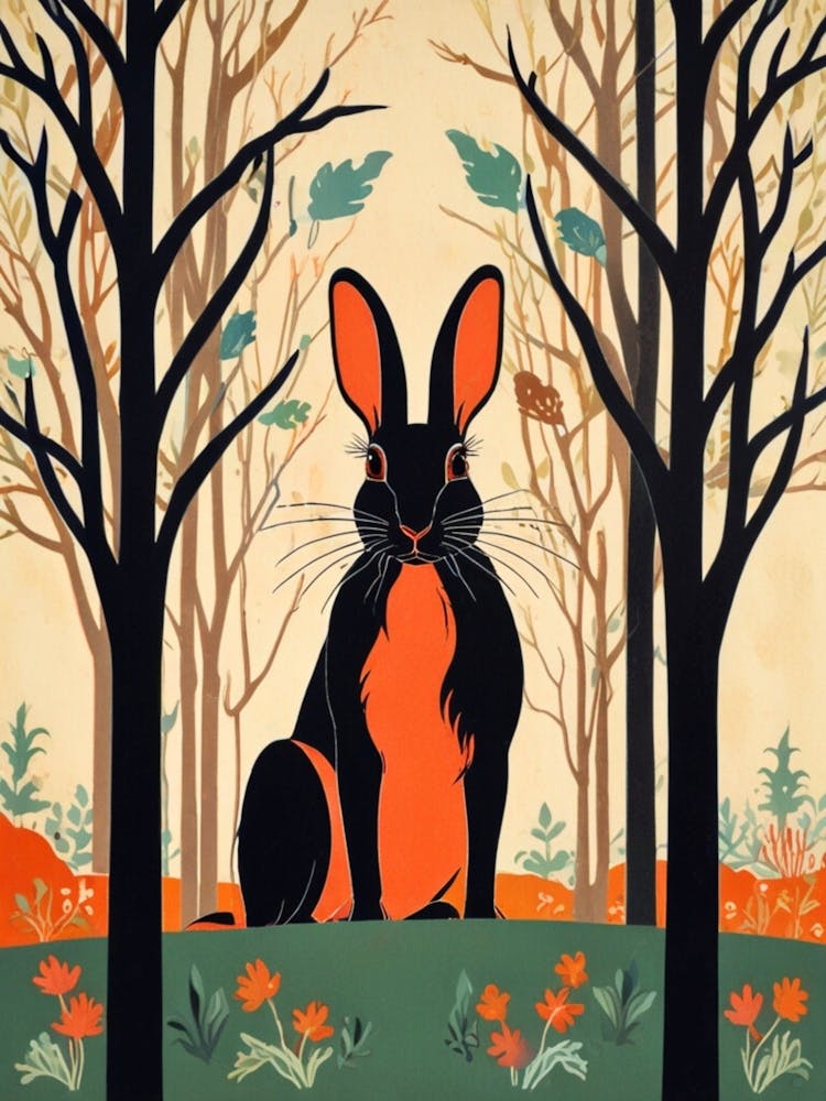 Rabbit In The Woods 1