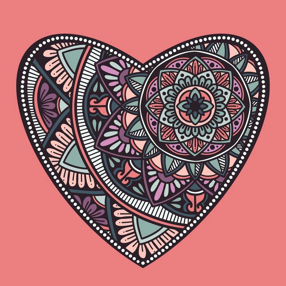 Mandala Heart