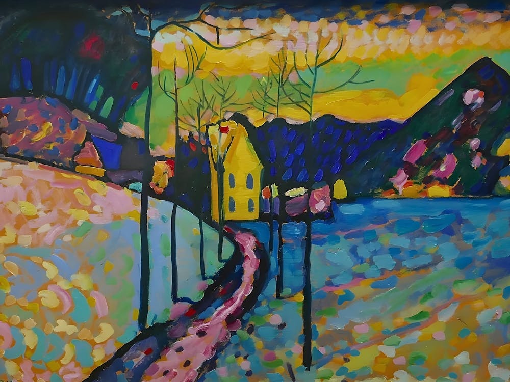 Wassily Kandinsky House In The Snow