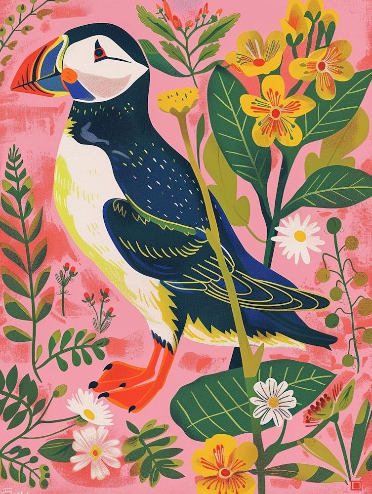 Spring Birds Puffin 4