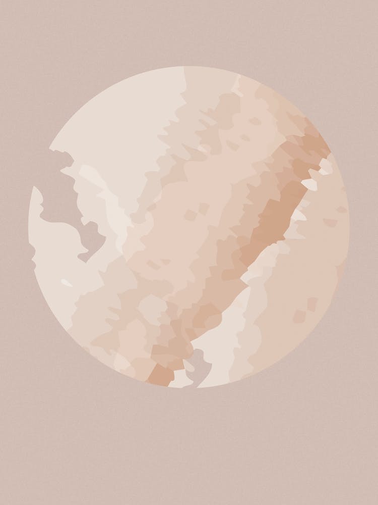 Beige Abstract Painting