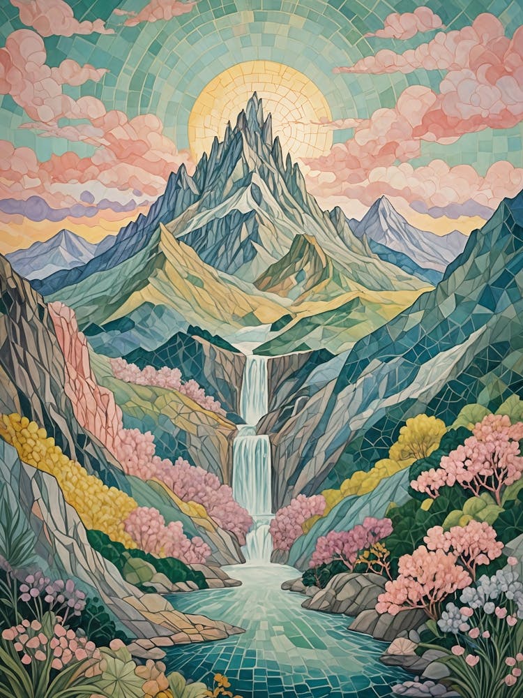 'Sunrise In The Mountains'