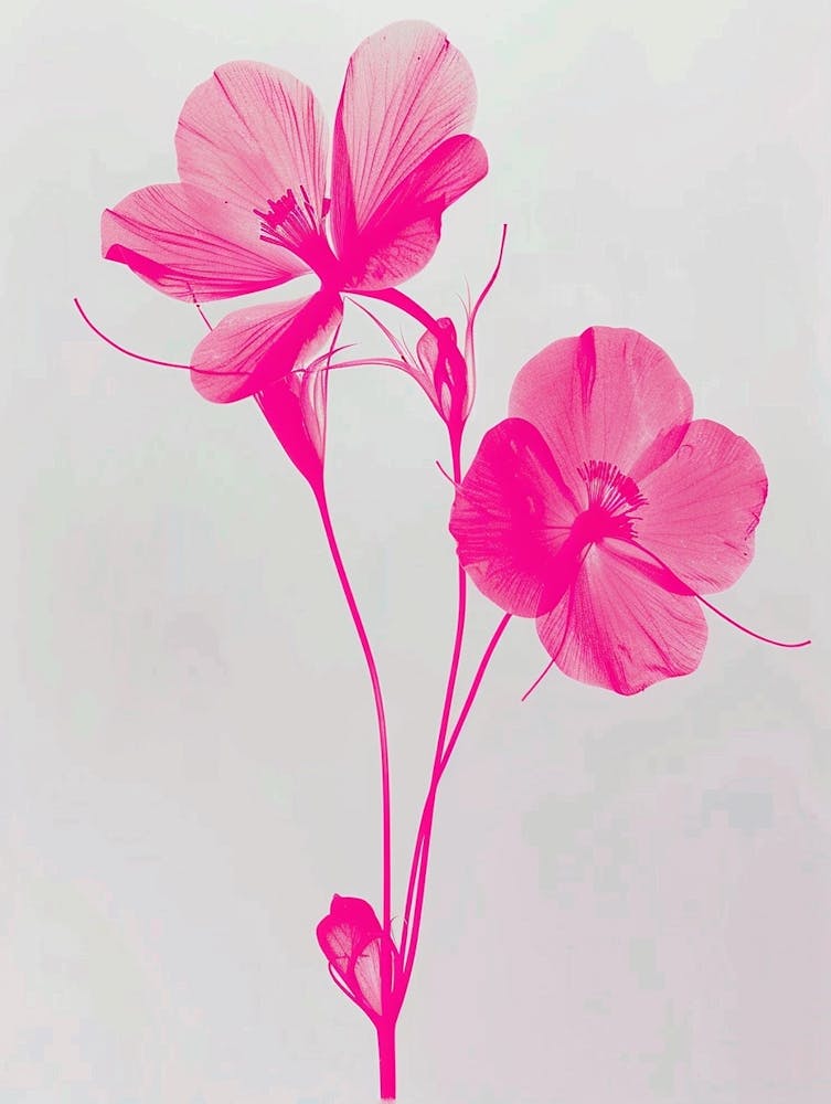 Hot Pink Veronica Flower 2