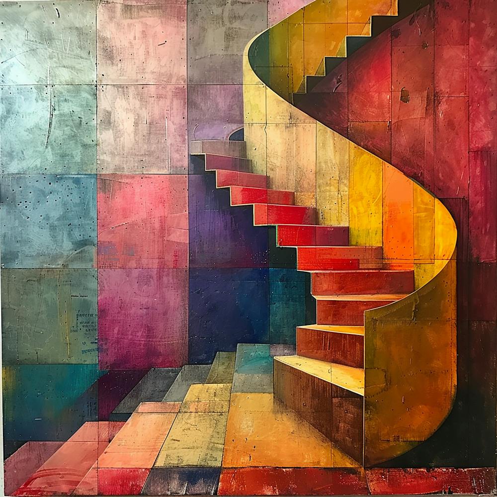 Stairway To Heaven 2 - city wall art, colorful wall art, home decor, minimal art, modern wall art, wall art, wall decoration, wall print colourful wall art, decor wall art, digital art, digital art download, interior wall art, downloadable art, eclectic wall, fantasy wall art, home decoration, home decor wall, printable art, printable wall art, wall art prints, artistic expression, contemporary, modern art print,