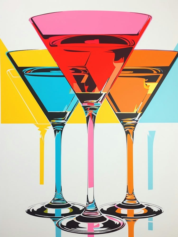 Martini Pop Art Inspired 3