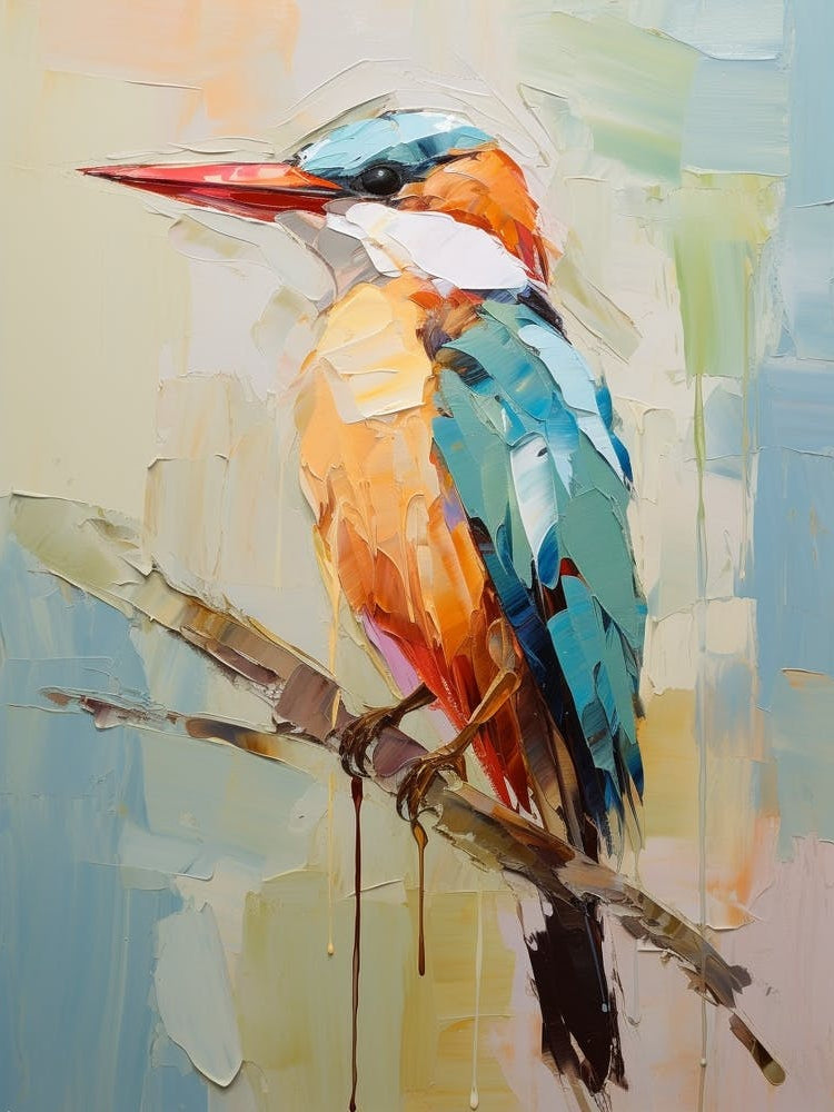Bird Painting Kingfisher 1