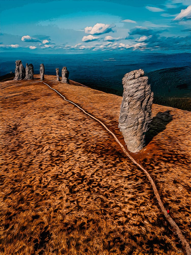 Manpupuner Rock Formations At The Noth Ural