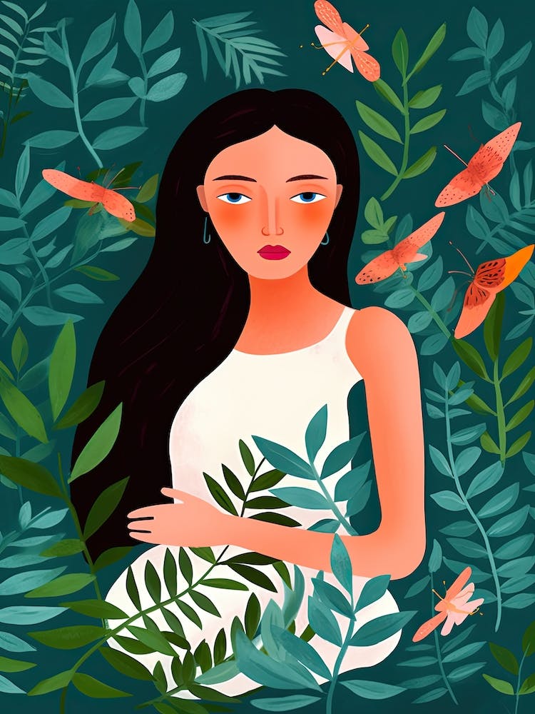 Bloom Body Woman Botanical 8
