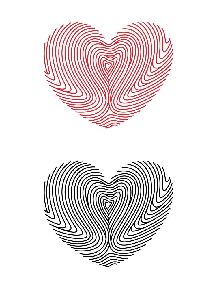 Together Forever Love Fingerprint