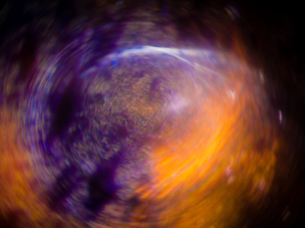 Abstract Background Blur Color Spin Pattern