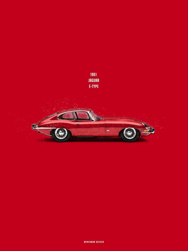 Voitures en couleurs, Jaguar E-Type