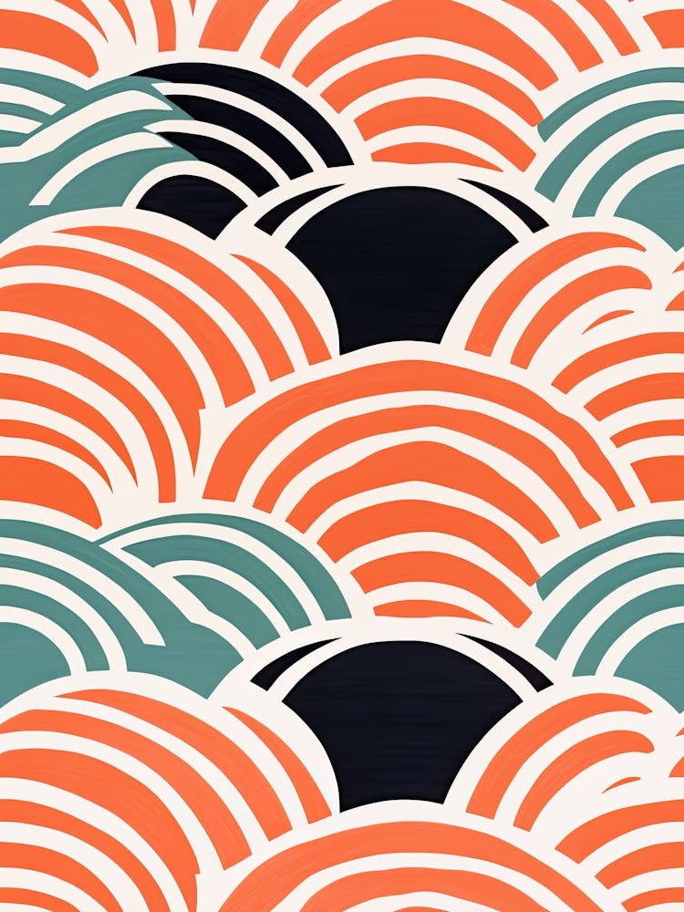 Asian Waves, Matisse style