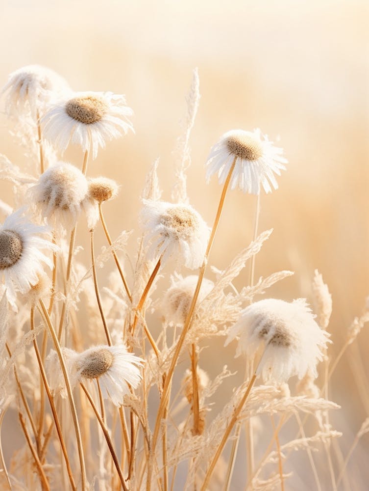 Boho Dried Flowers Oxeye Daisy 1