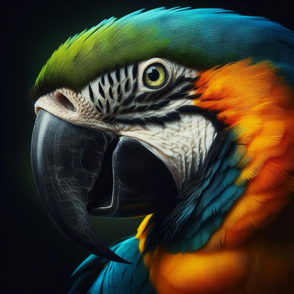 Portrait Of A Parrot